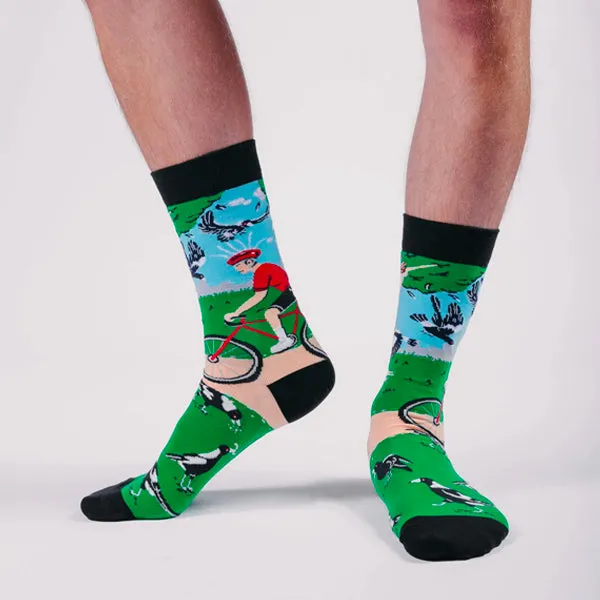 A Leisurely Cycle - Men's Socks