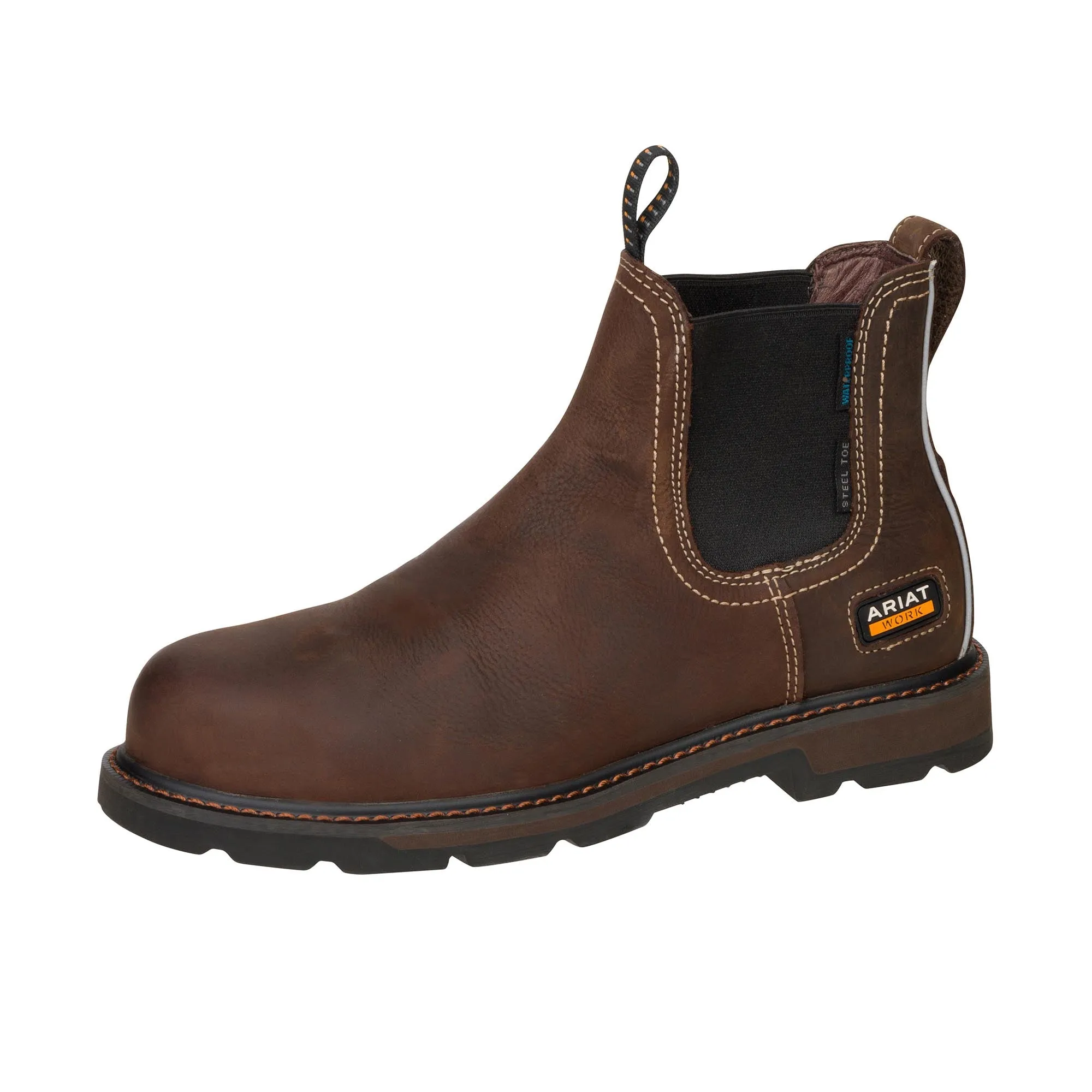 Ariat Groundbreaker Chelsea Steel Toe Dark Brown