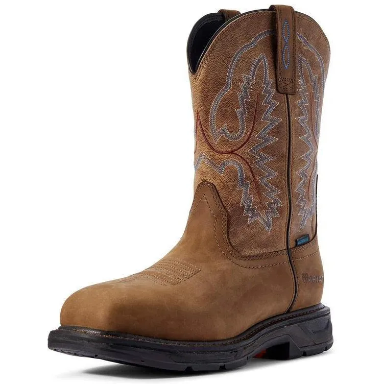 Ariat Men's WorkHog XT 11" Soft Toe Western Work Boot - Brown - 10031474