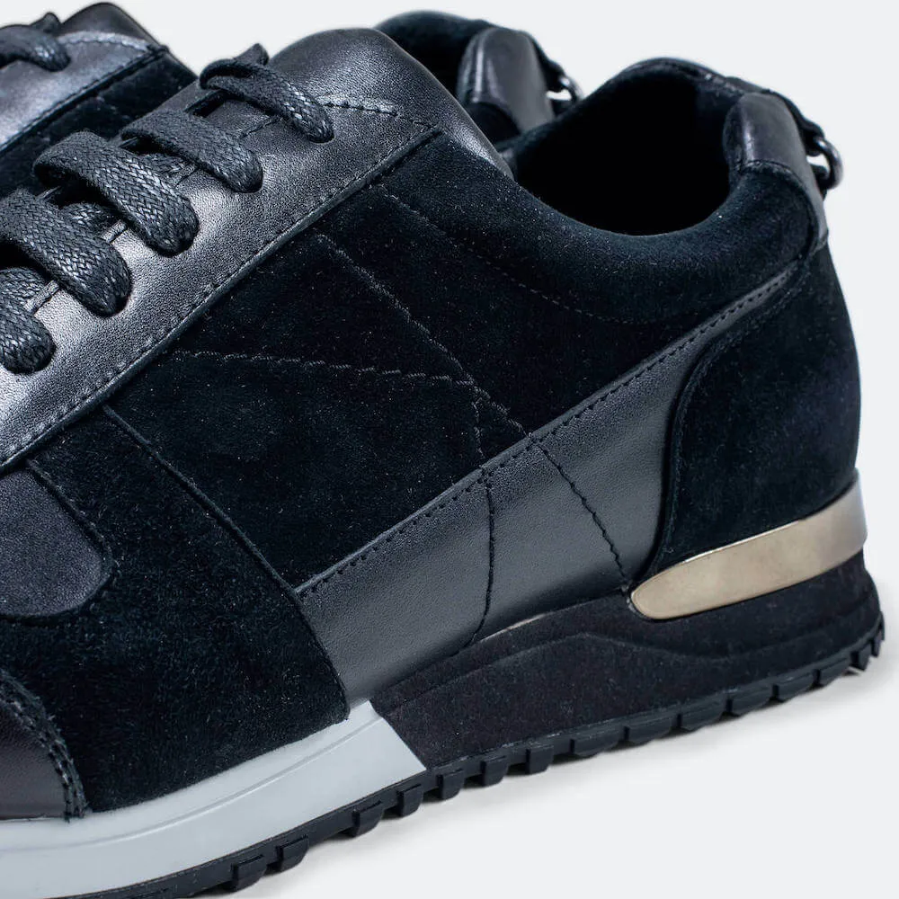 Ash Black Leather Trainers