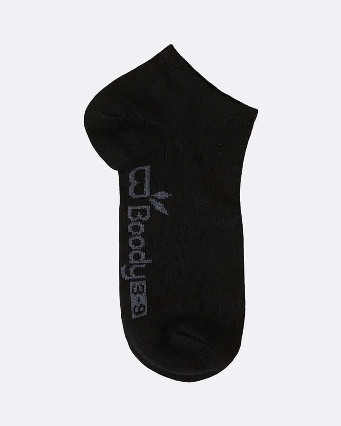 Bamboo Ankle Sport Socks - Black , White