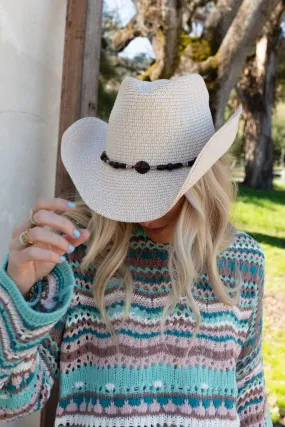 Bohemian Sunset Hat - Natural