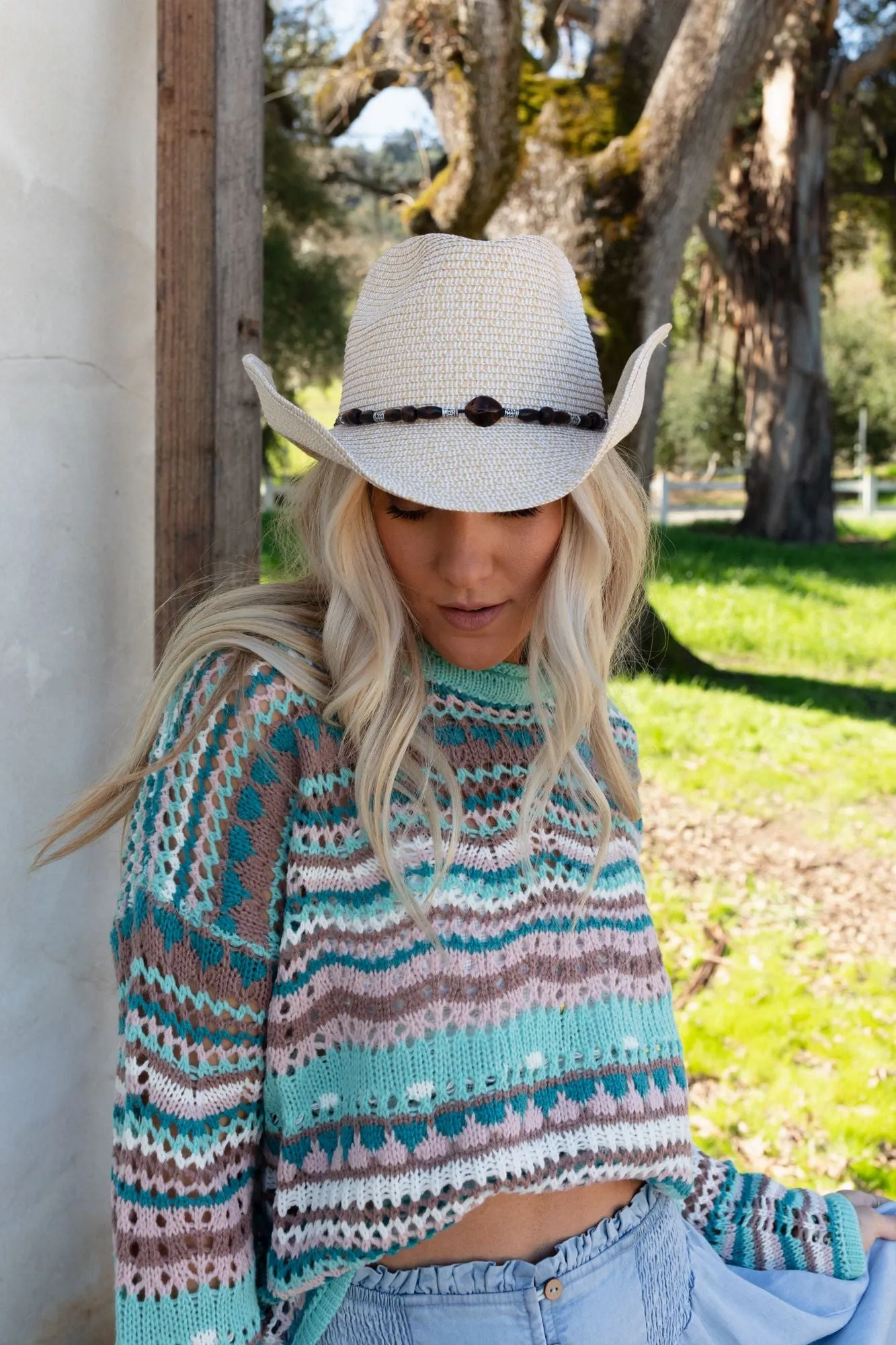 Bohemian Sunset Hat - Natural