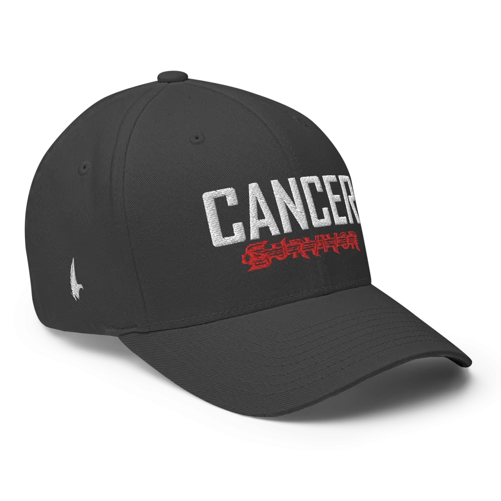 Cancer Survivor Tattoo Fitted Hat