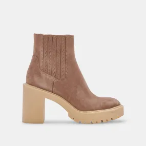 CASTER H2O BOOTIES MUSHROOM SUEDE