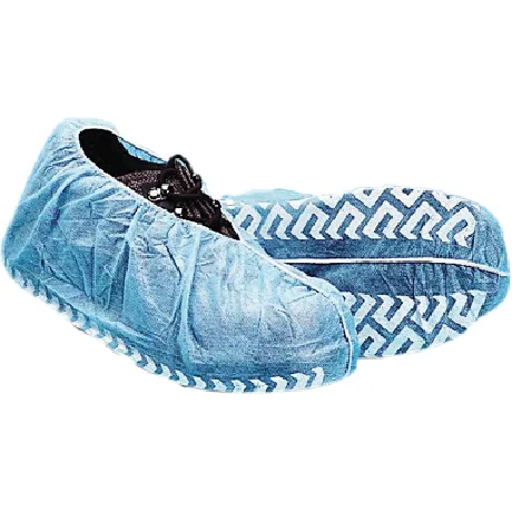 Disposable Non-woven Shoe Cover Anti Skid Blue