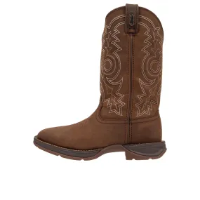 Durango Rebel Work 12 Inch Square Toe Steel Toe Brown