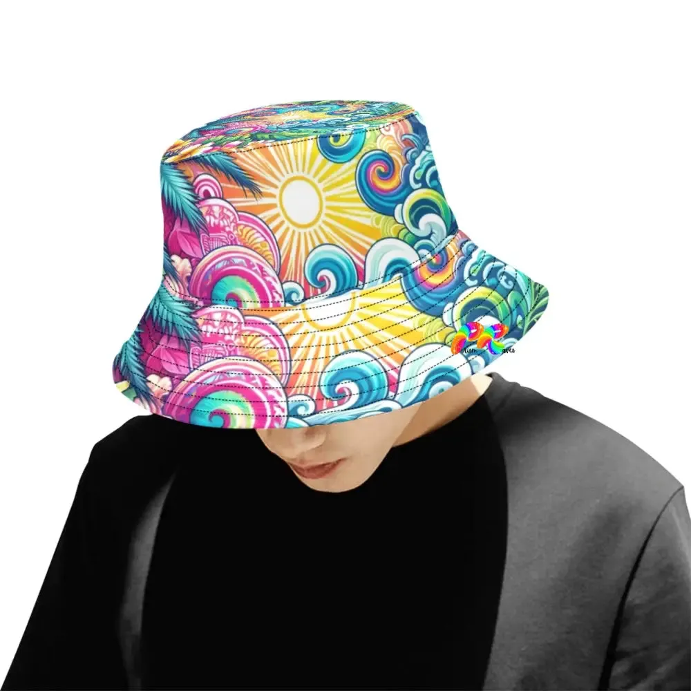 Euphoric Tides Rave Bucket Hat