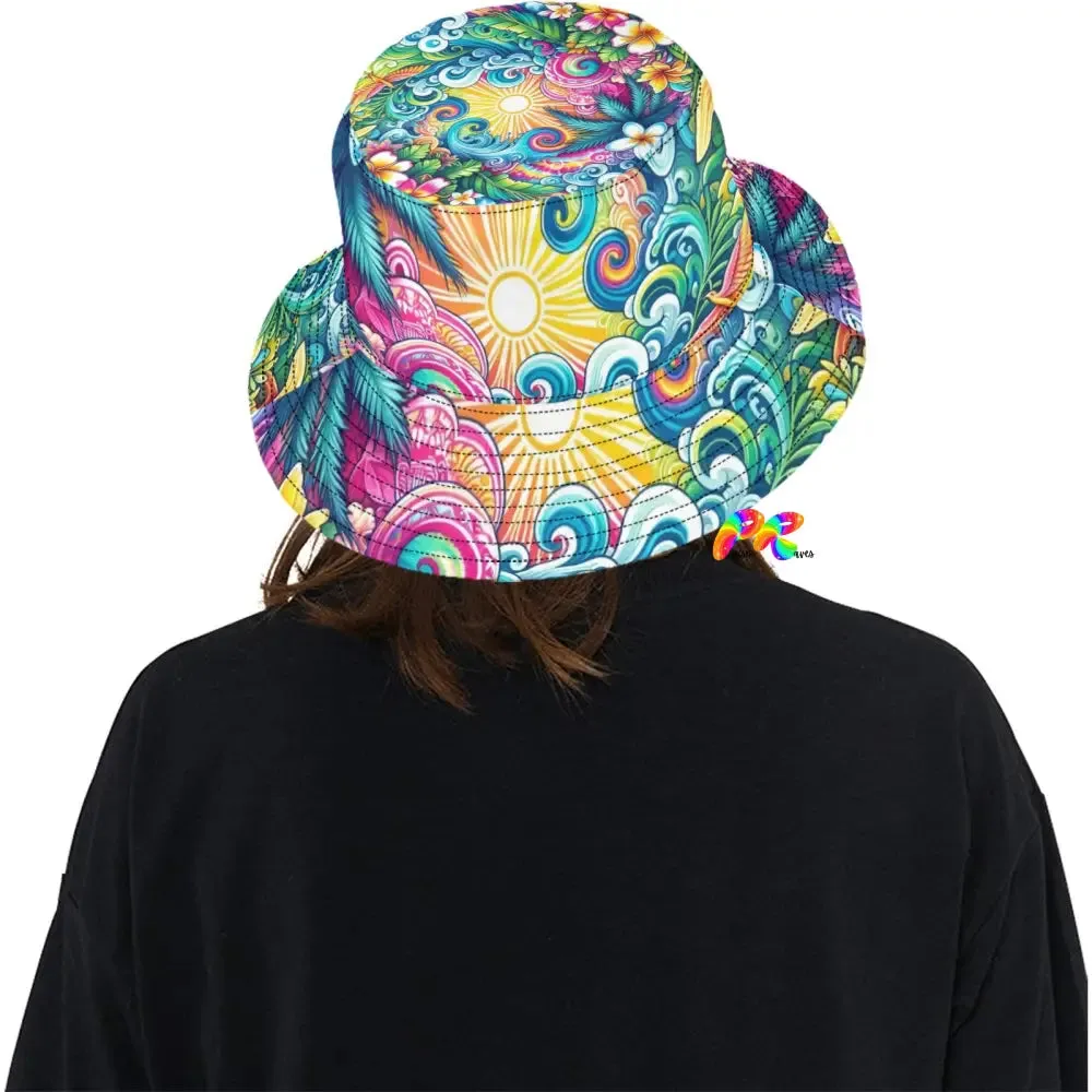 Euphoric Tides Rave Bucket Hat