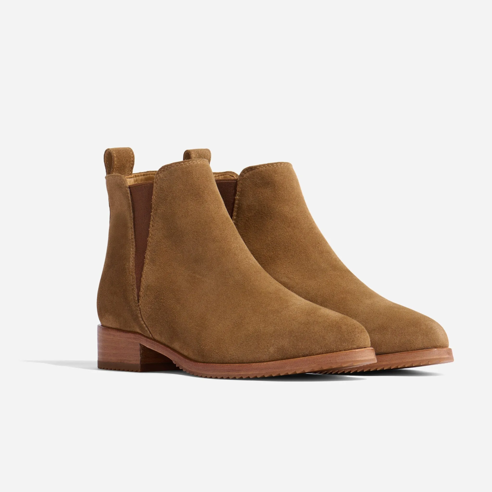 Eva Everyday Chelsea Boot Taupe Suede