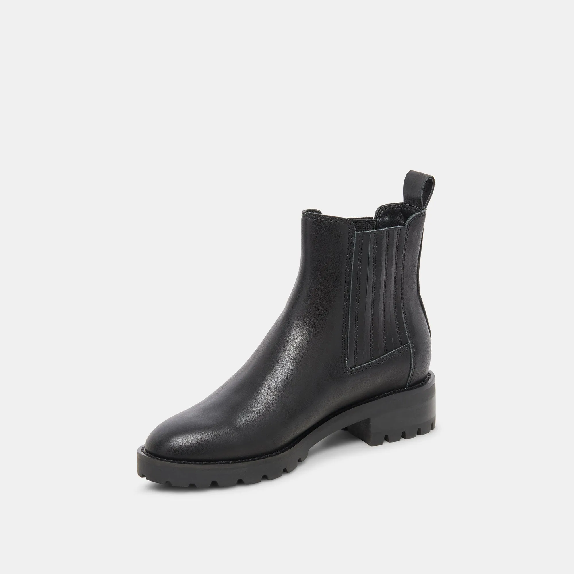 FRAYA H2O BOOTIES BLACK LEATHER