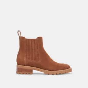 FRAYA H2O BOOTIES BROWN SUEDE