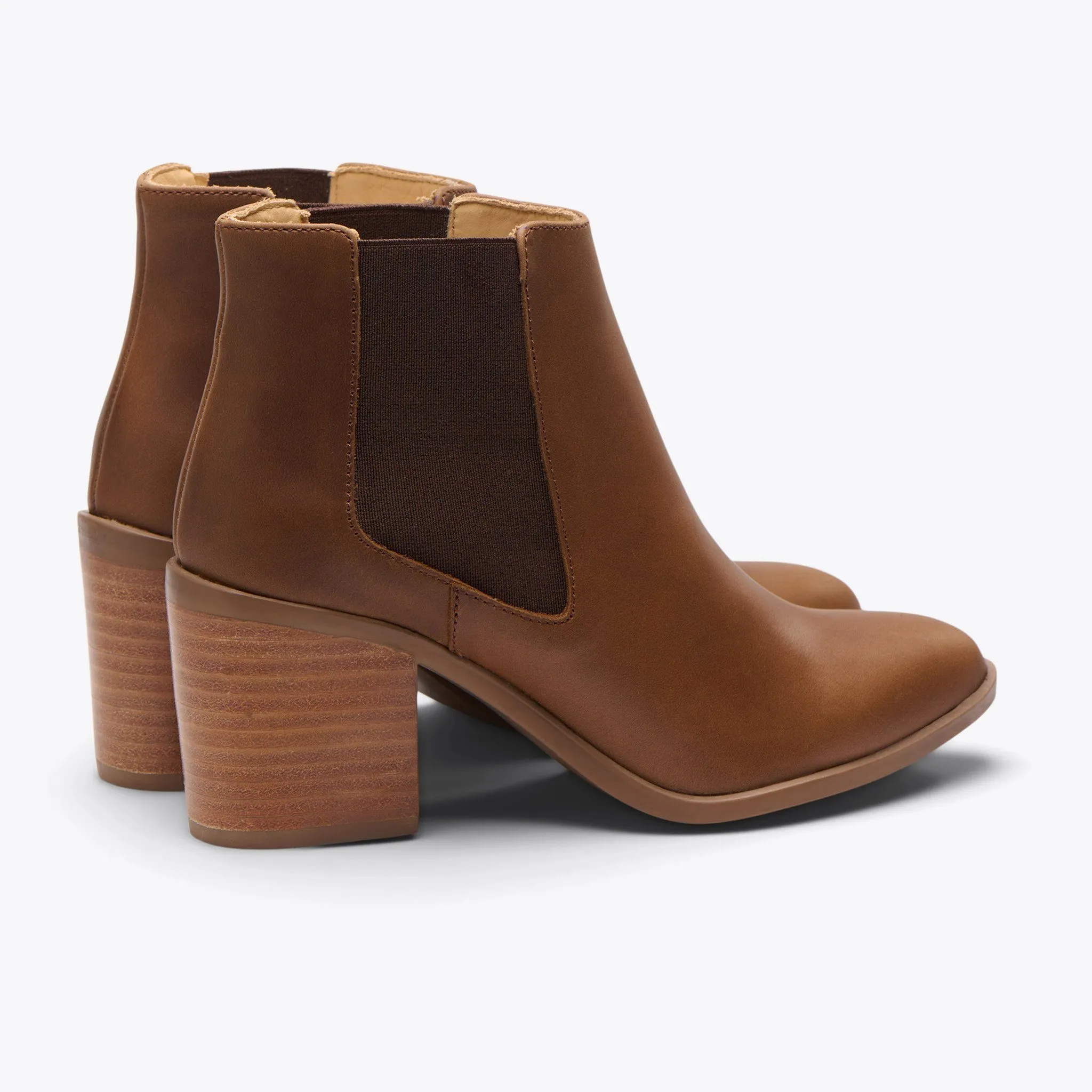 Heeled Chelsea Commuter Boot Brown