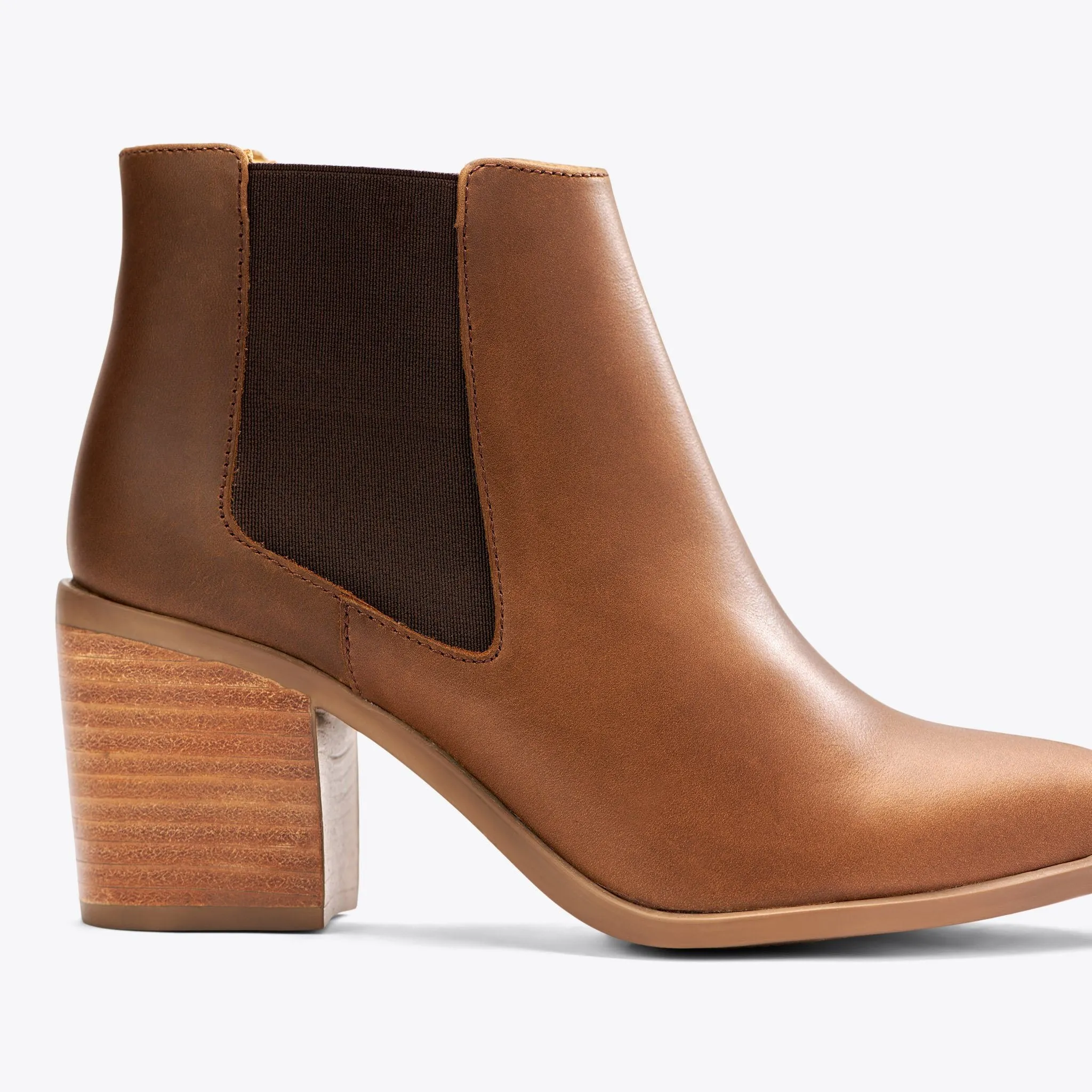 Heeled Chelsea Commuter Boot Brown