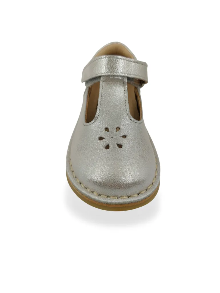 Infant Girls Shoes Petasil Silver T Bar Strap Ciara 2 6113 sale