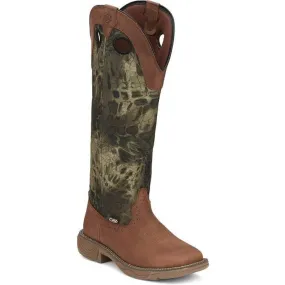 Justin Women's Rush Strike 17 Western Work Boot -Brown- SE4361