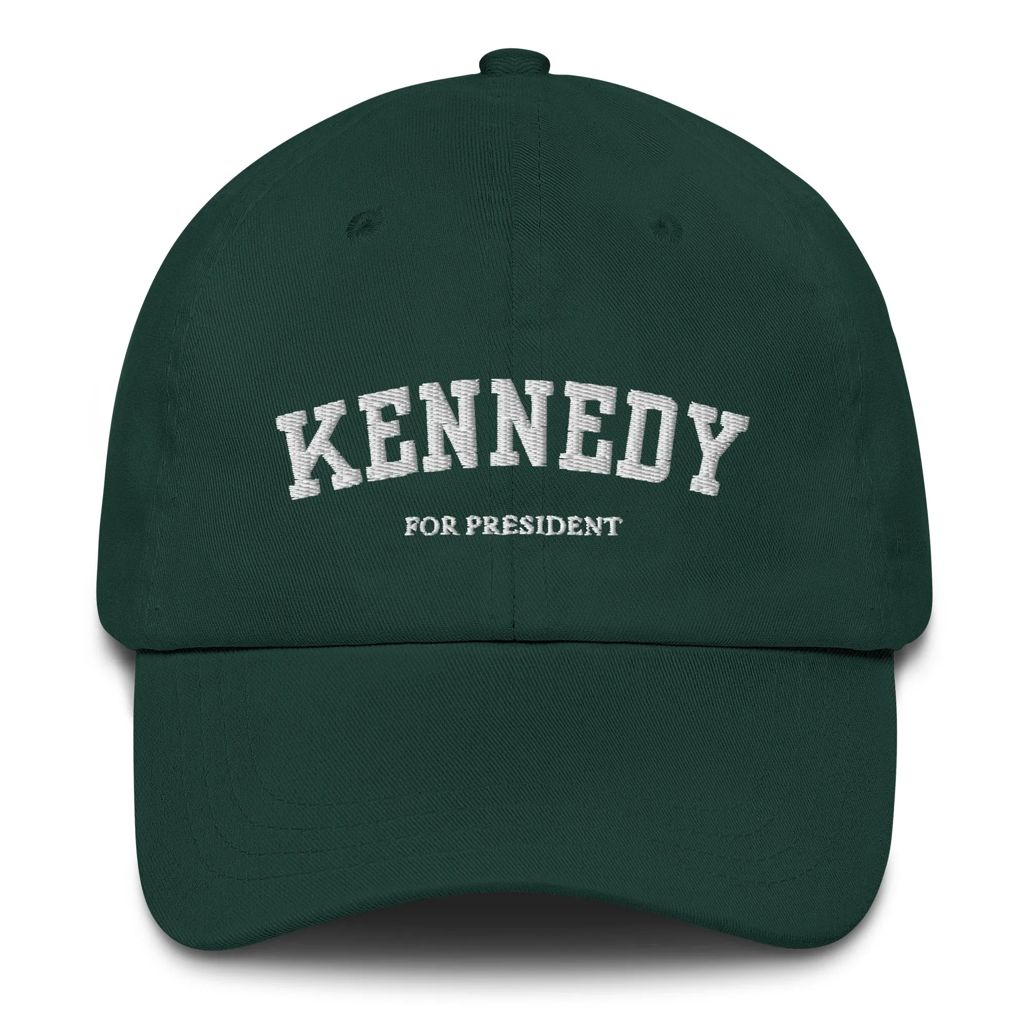 Kennedy For President Collegiate Embroidered Dad Hat