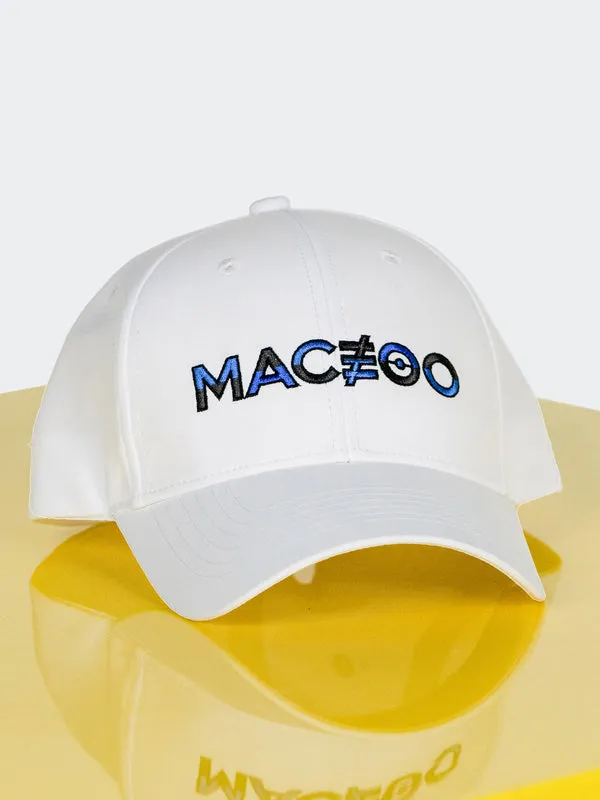 Maceoo Hat | Hat Logo White