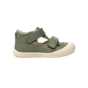 Naturino Toddler's (Sizes 19-22) Sage Leather Open T-Strap