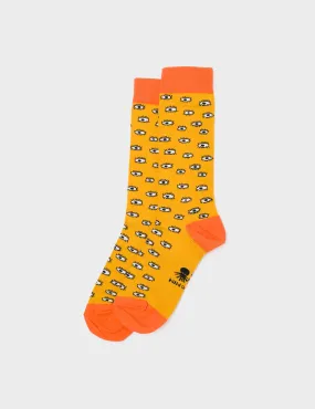 Orange Socks - All Over Eyes