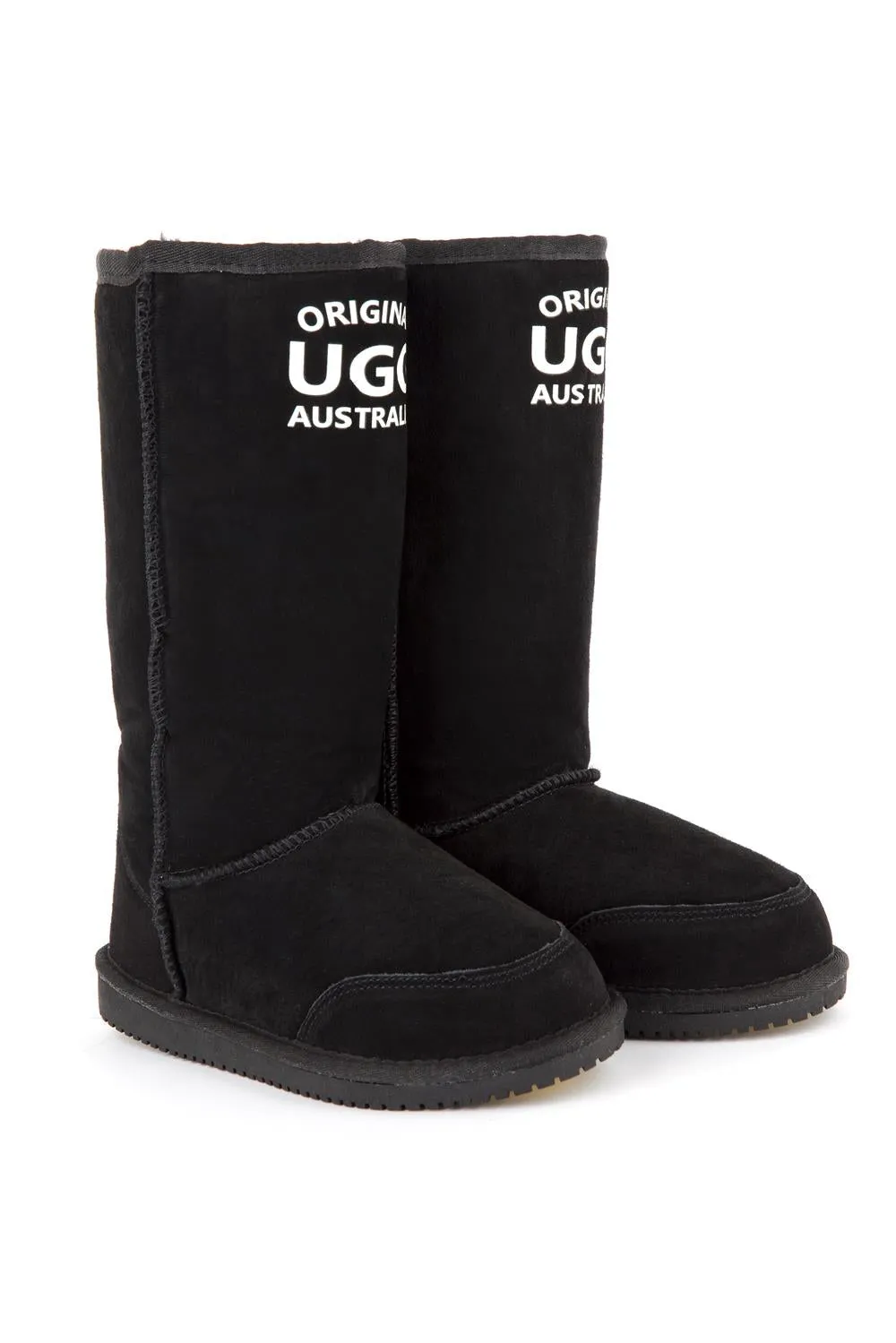 Original UGG Australia Long Plain Black Print Boots