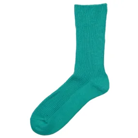 RoToTo - Recycled Cotton Ribbed Crew Socks - Light Green