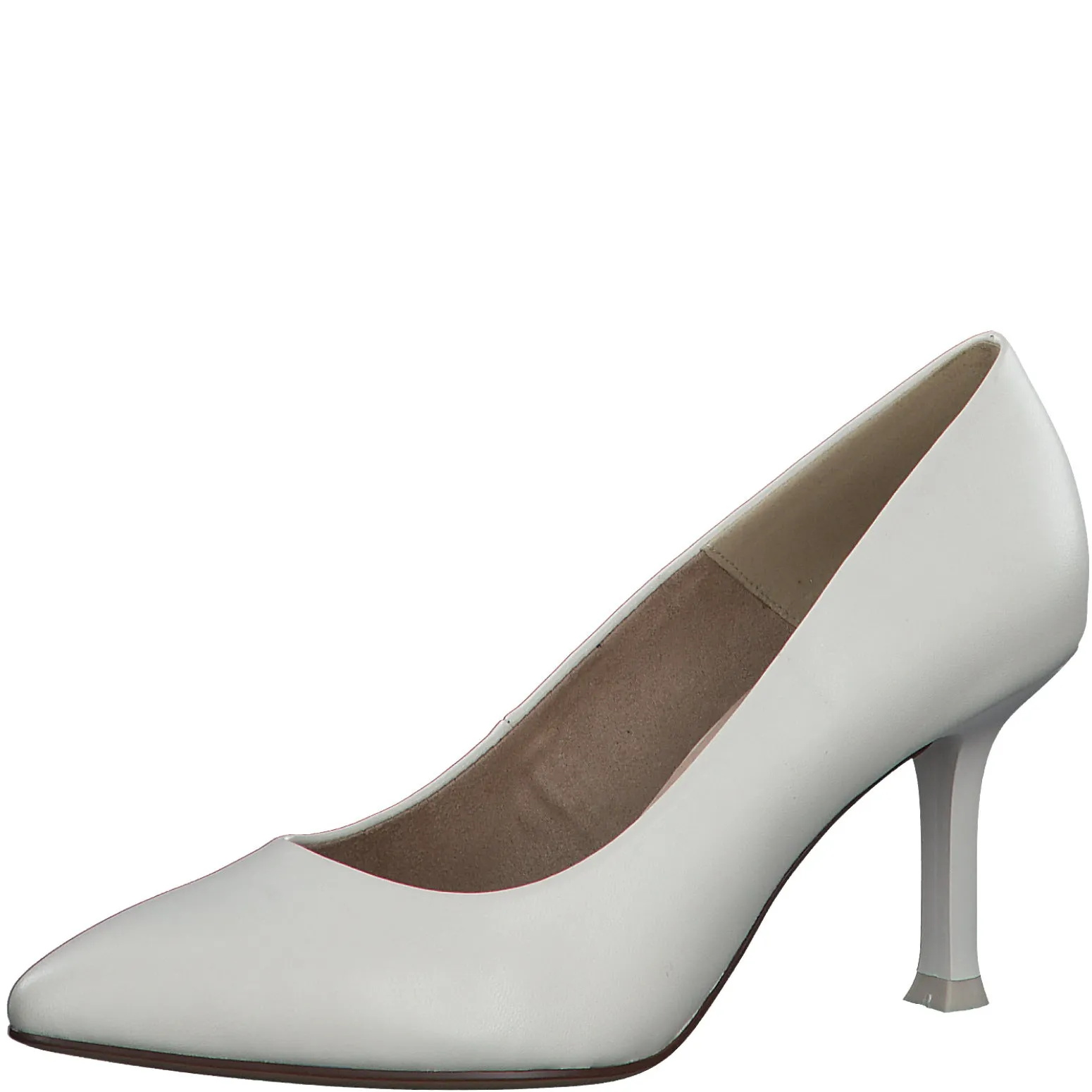 S OLIVER Cream Heeled Shoe