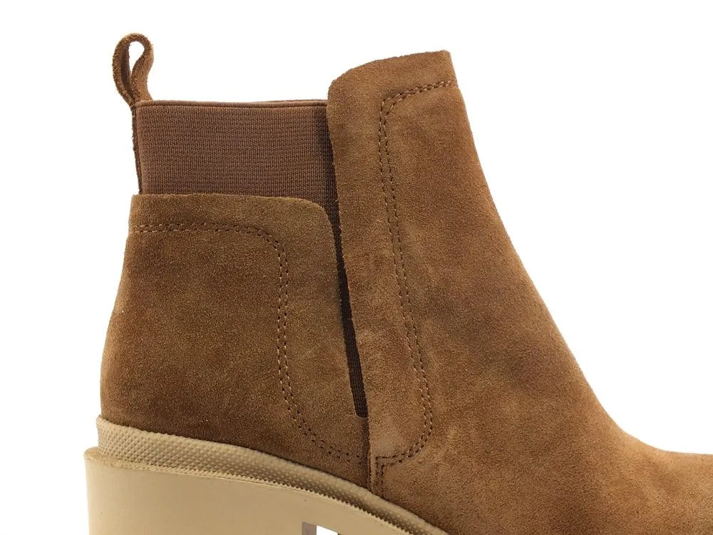 STEVE MADDEN Advisor Stivaletto Polacco Suede Chestnut ADVI03S1