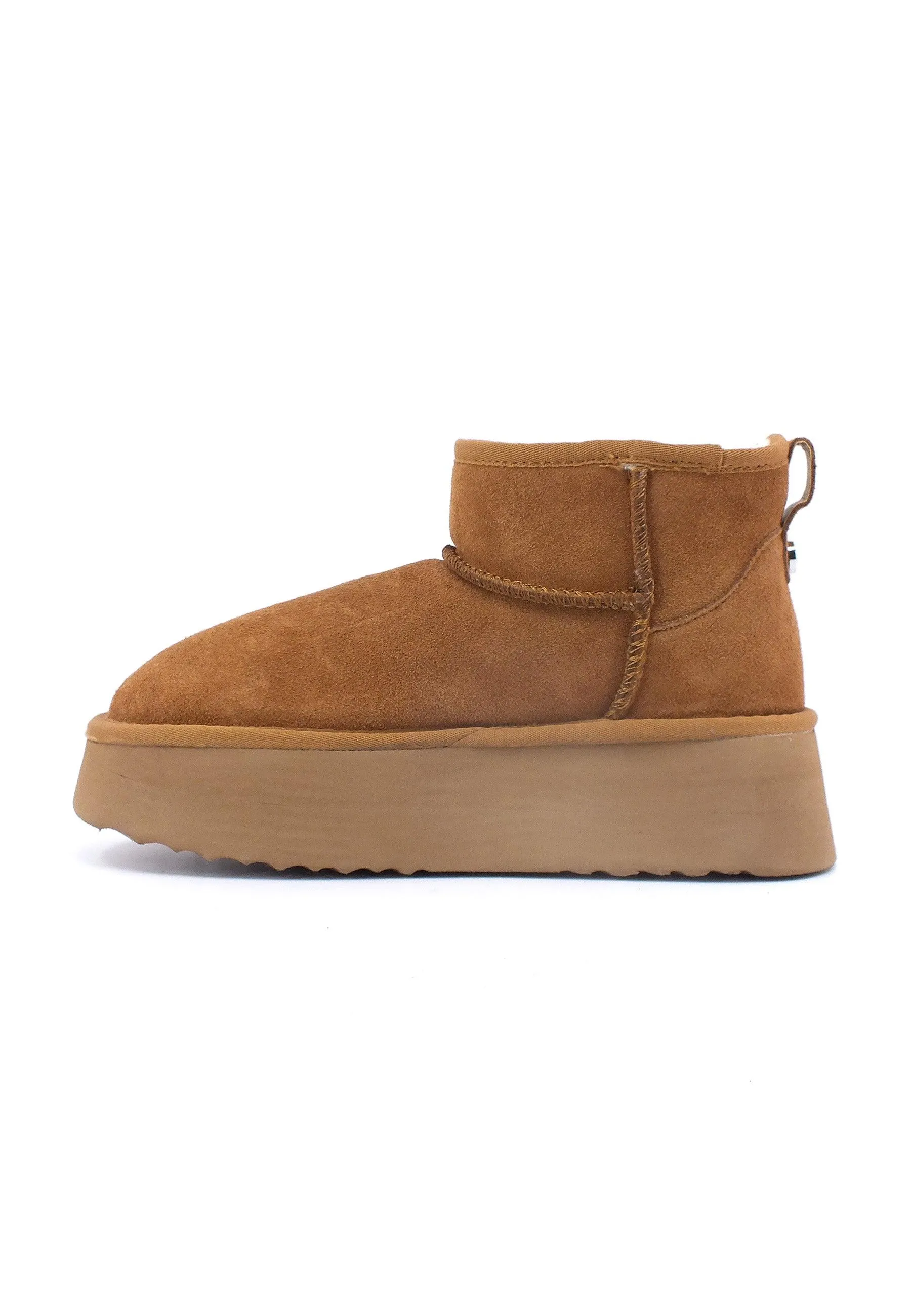 STEVE MADDEN Campfire Stivaletto Pelo Donna Tan Marrone CAMP09S1