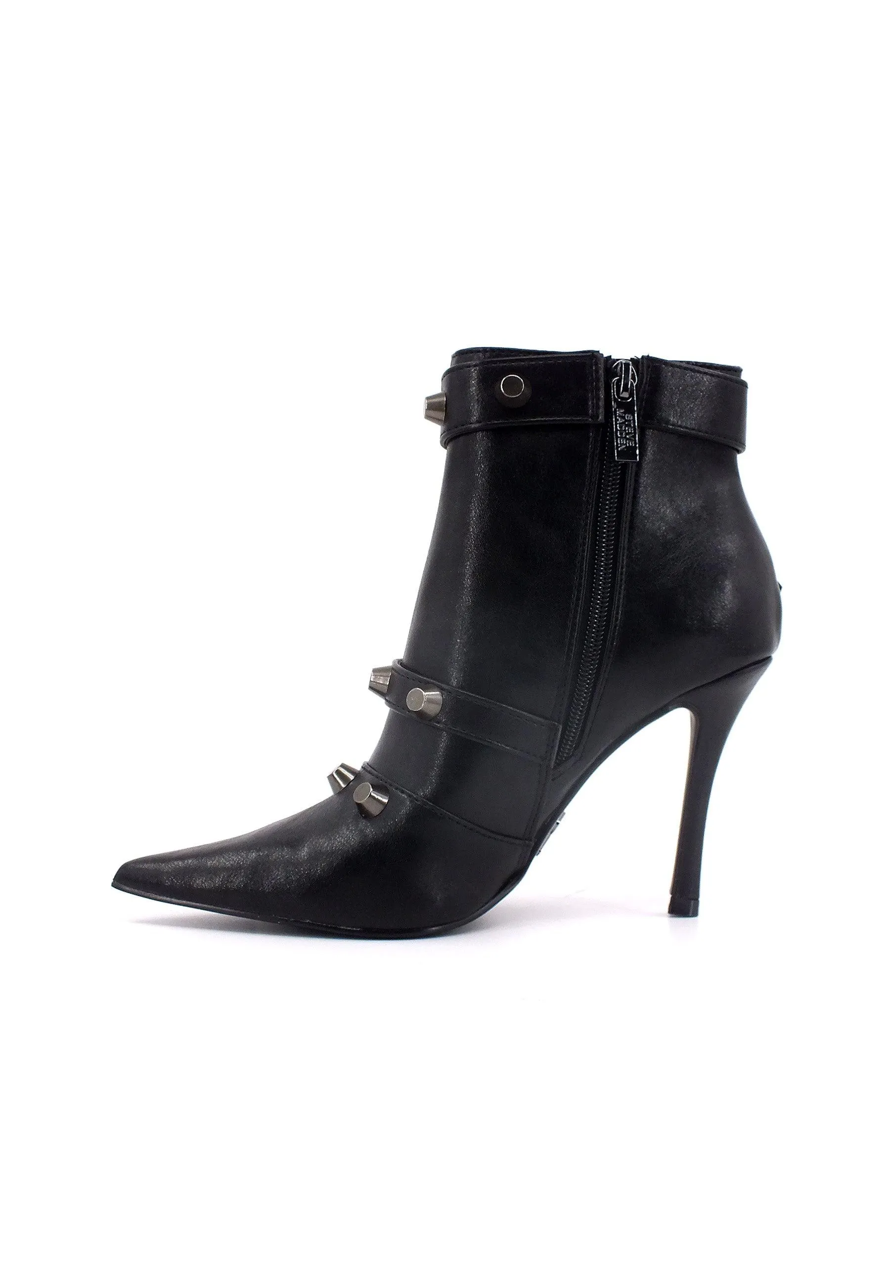 STEVE MADDEN Fortitude Stivaletto Tronchetto Donna Black FORT10S1