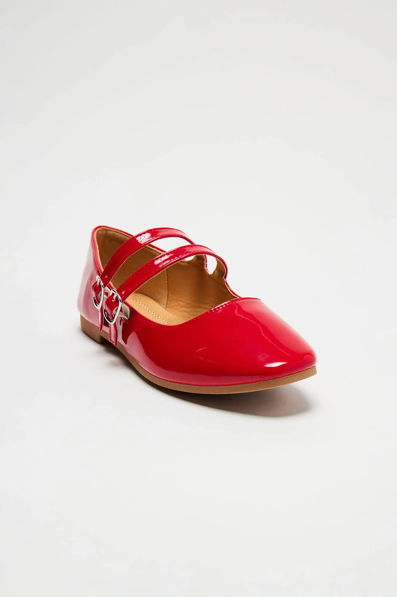 Strollin' Around Mary Jane Flats - Red