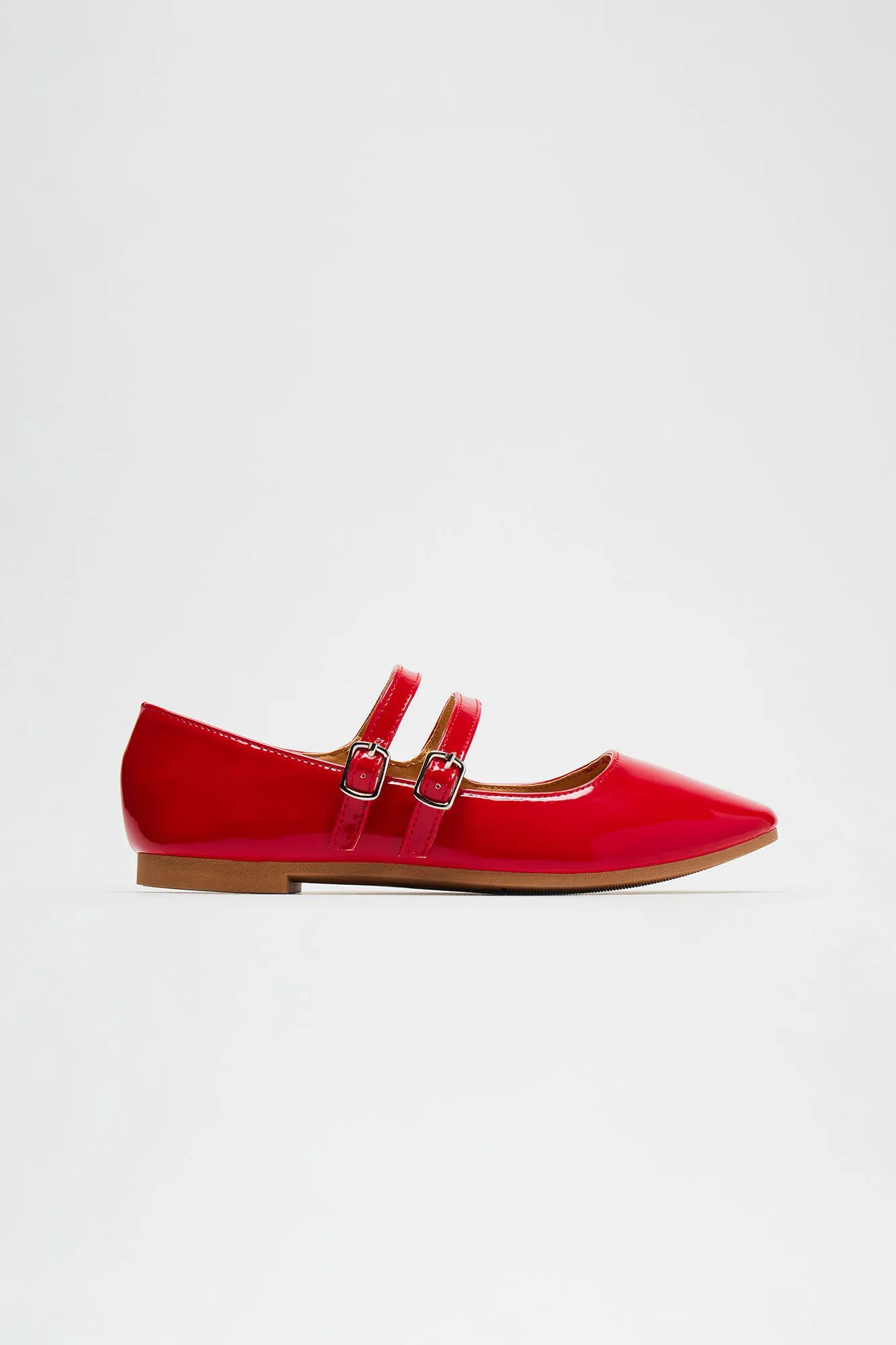 Strollin' Around Mary Jane Flats - Red