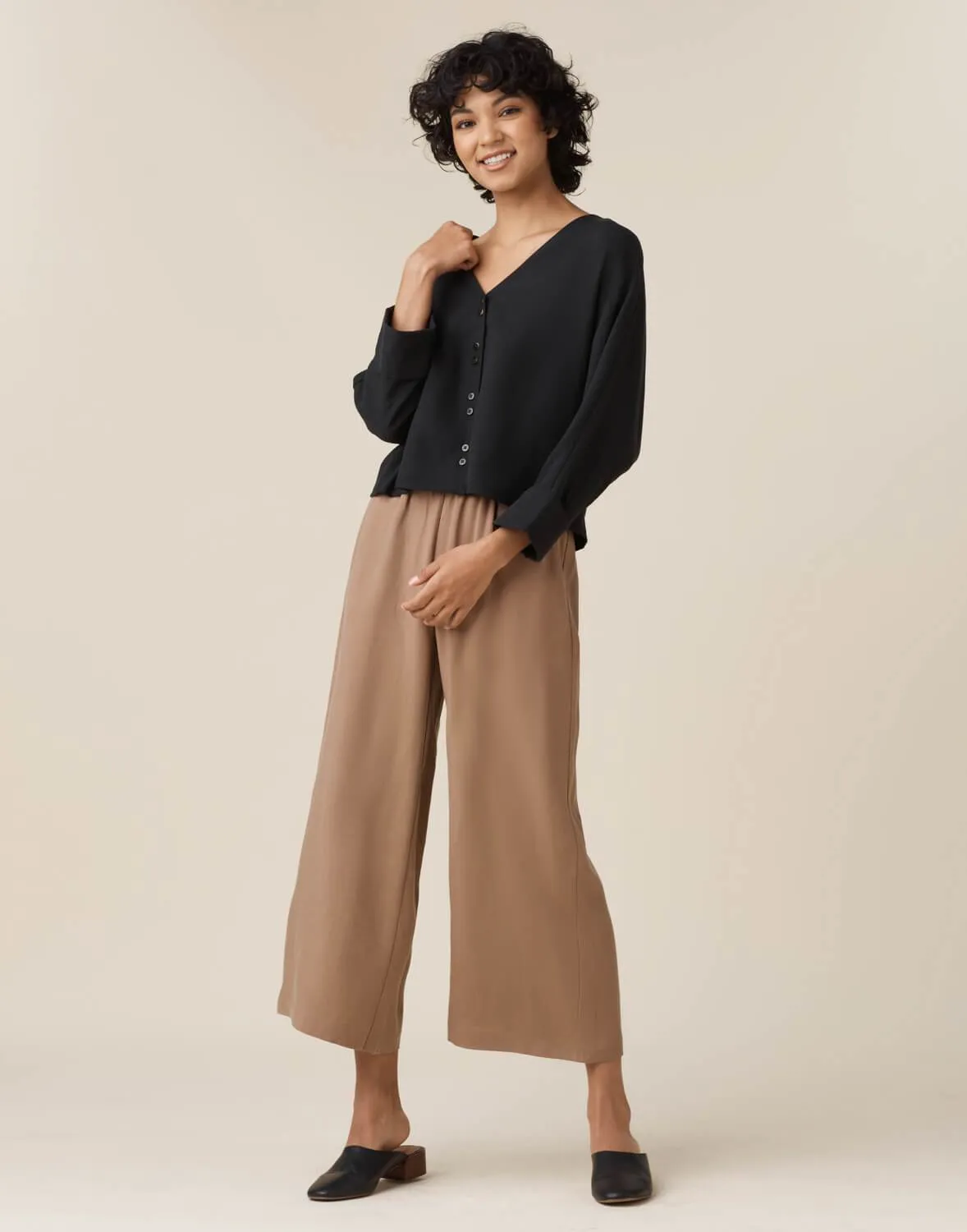 The Wide Leg Crop Pant