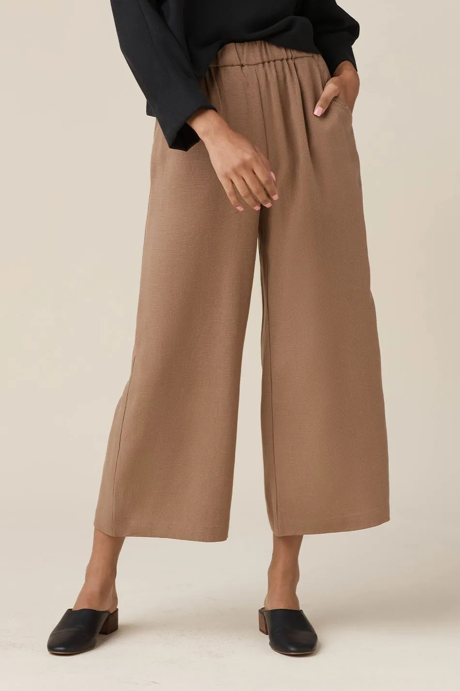 The Wide Leg Crop Pant