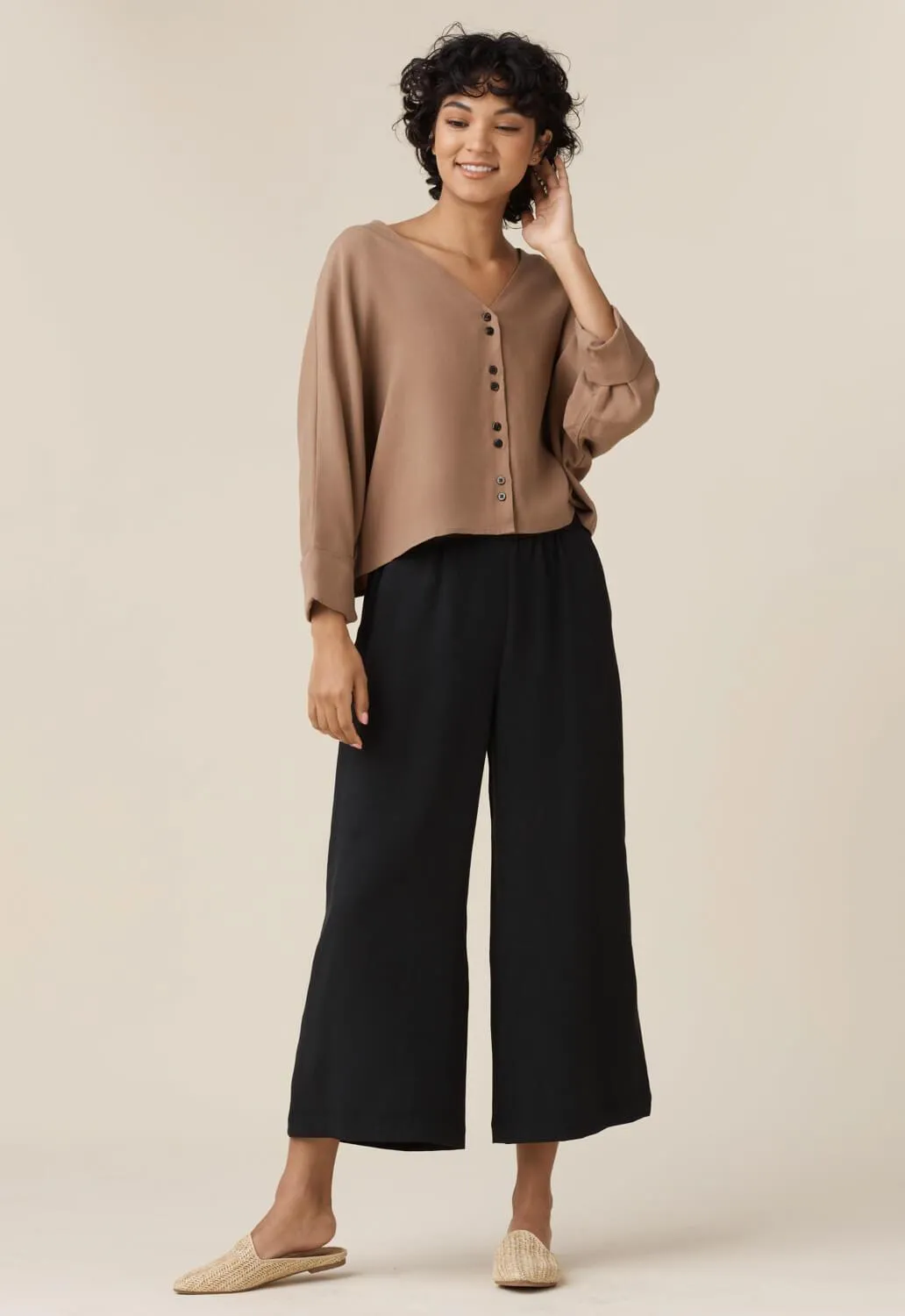 The Wide Leg Crop Pant