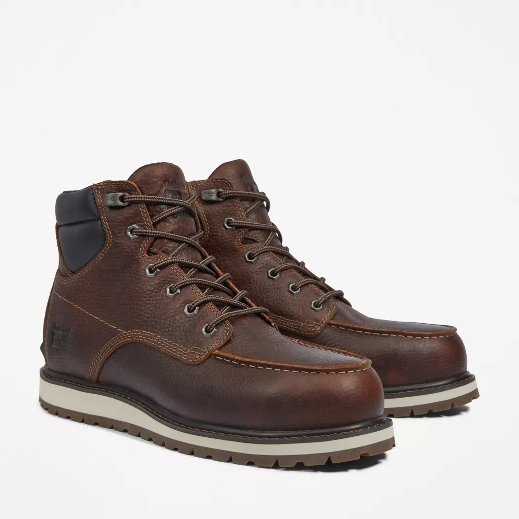 Timberland Pro Men's Irvine 6 Alloy ST Work Boot -Brown- TB1A44UP214