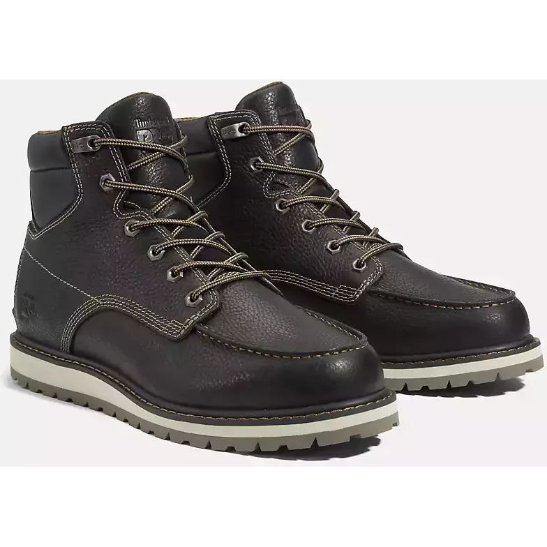 Timberland Pro Men's Irvine 6 Soft Toe WP Work Boot -Black- TB1A42SY001