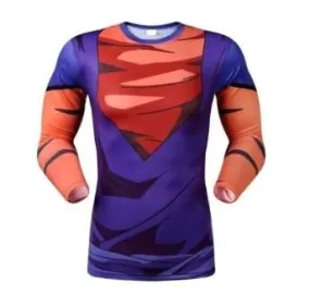 Vegito Armor Dragon Ball Z Compression Long Sleeve Rash Guard