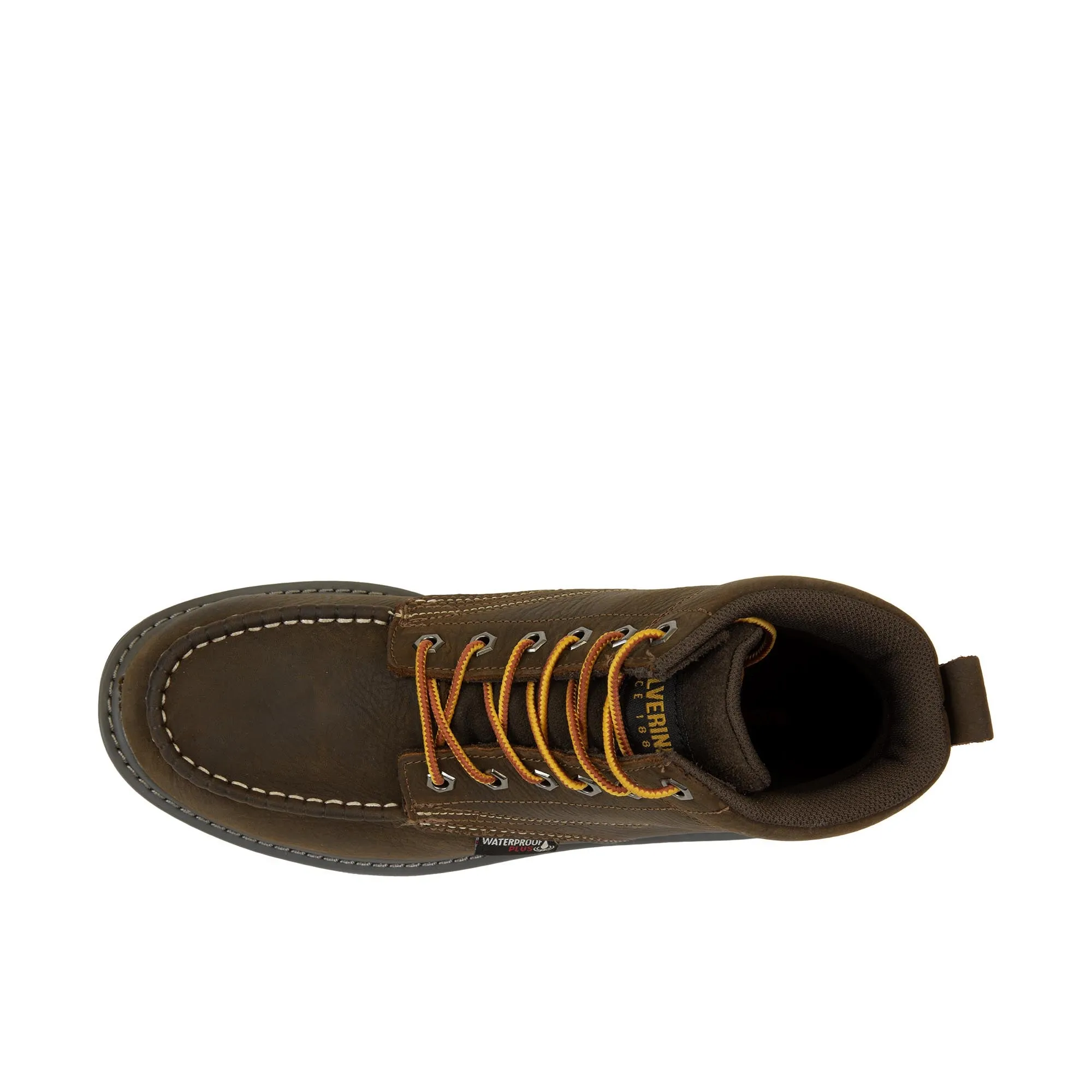 Wolverine Floorhand Moc Toe Soft Toe Dark Coffee