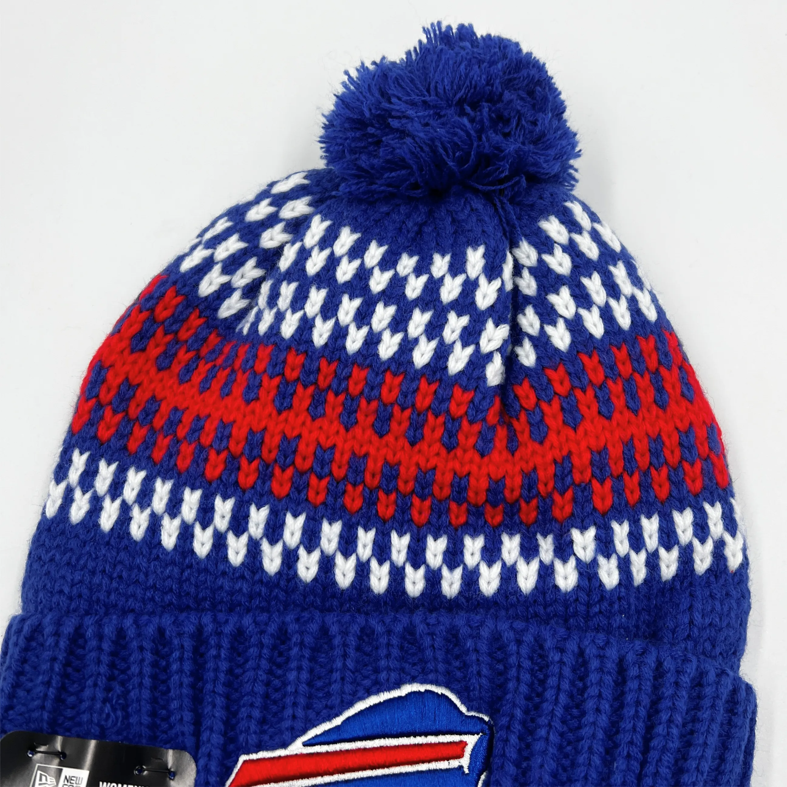 Women's New Era Buffalo Bills Knitted Stripes Winter Hat