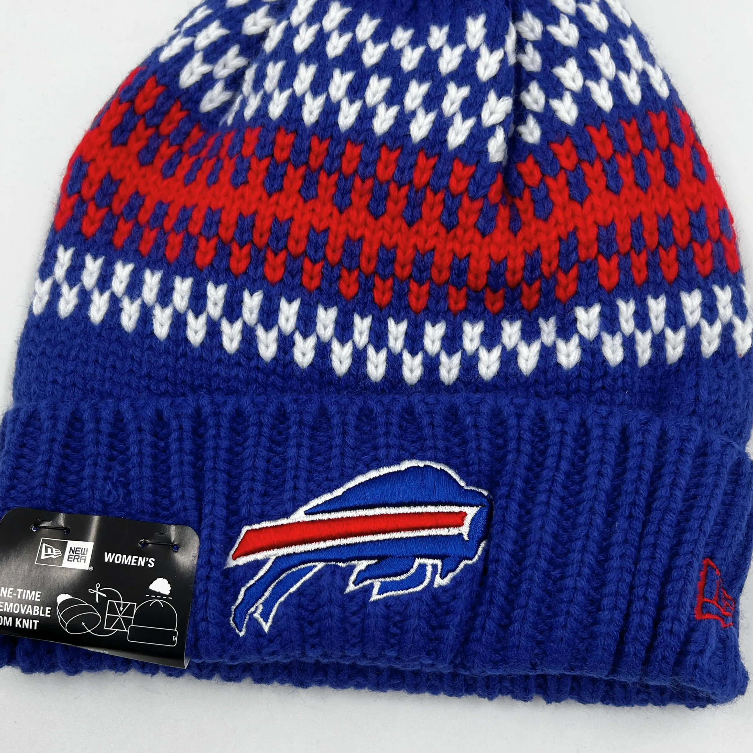 Women's New Era Buffalo Bills Knitted Stripes Winter Hat